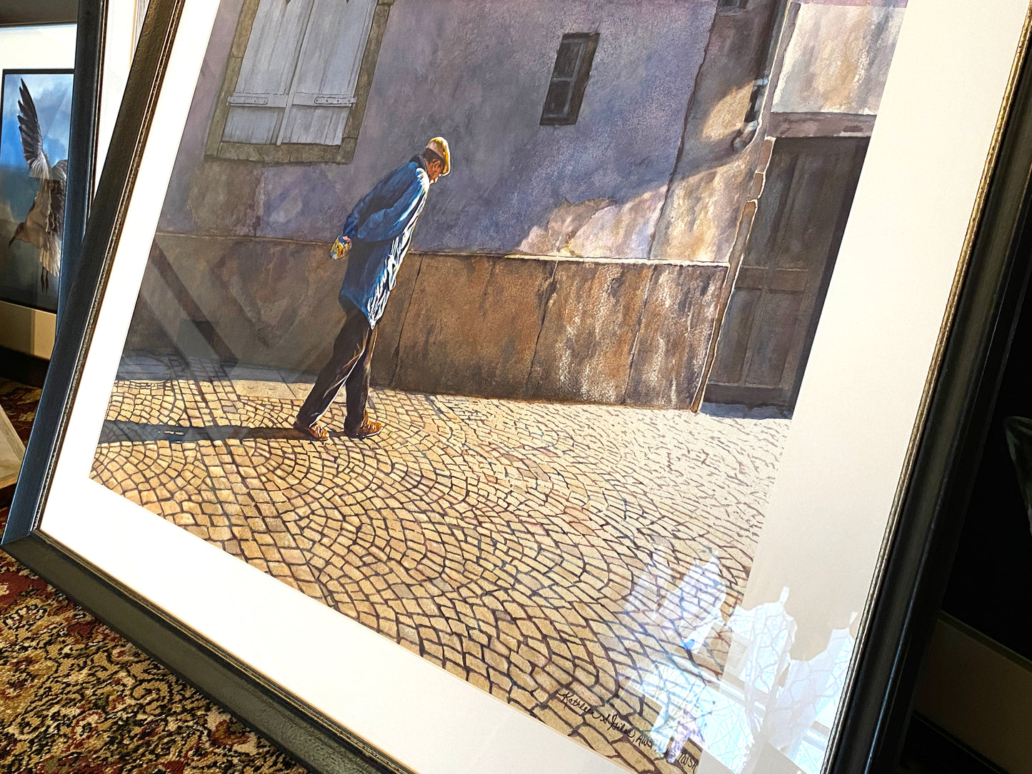 Original Watercolor Painting Life is a Long Walk Home