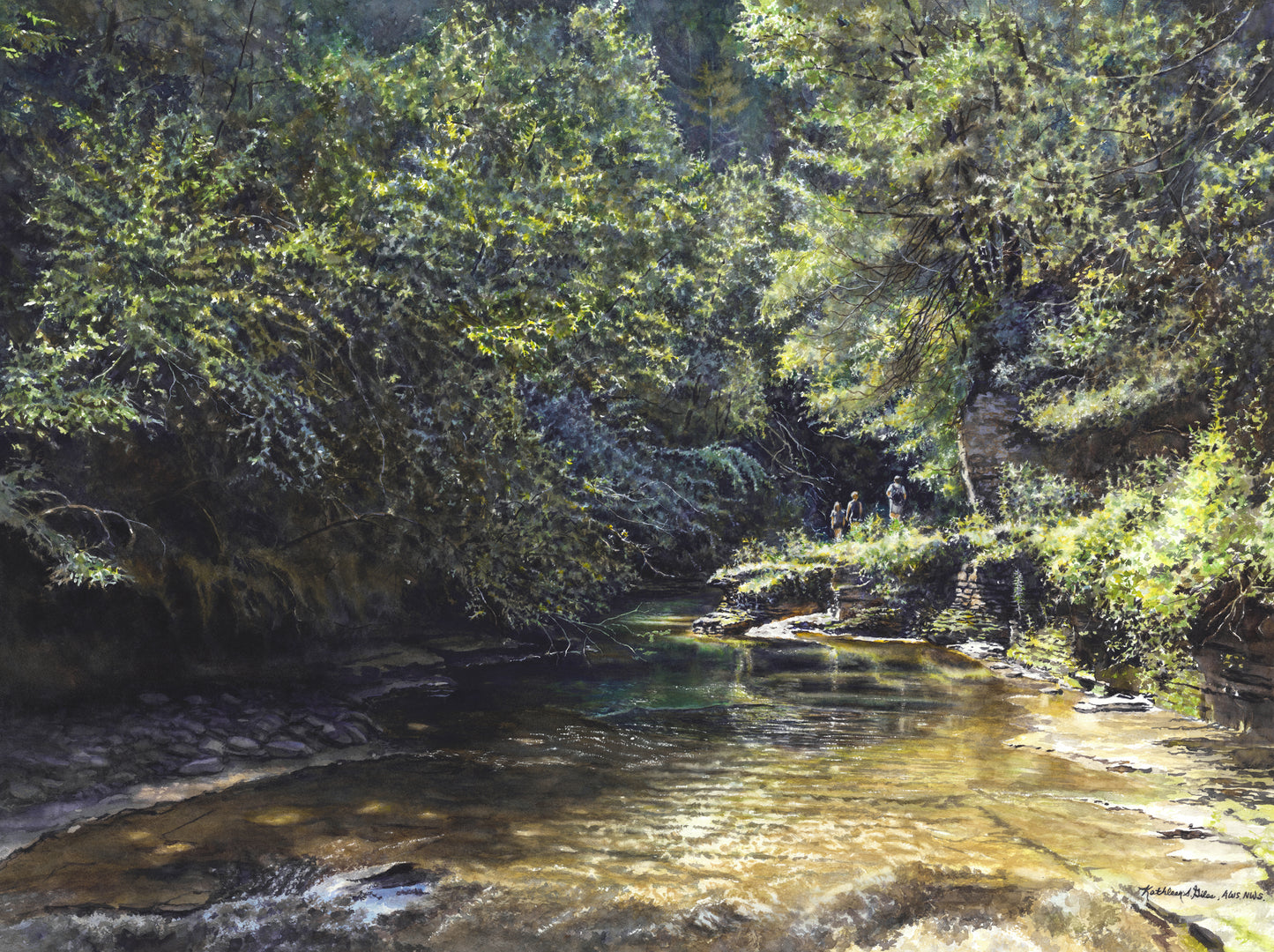 Original Watercolor Painting of "Life is Majestic"