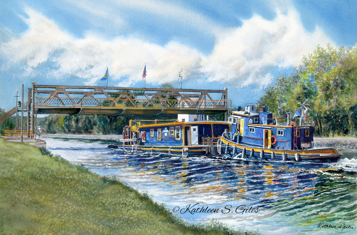 Lockport Canal Scene ll