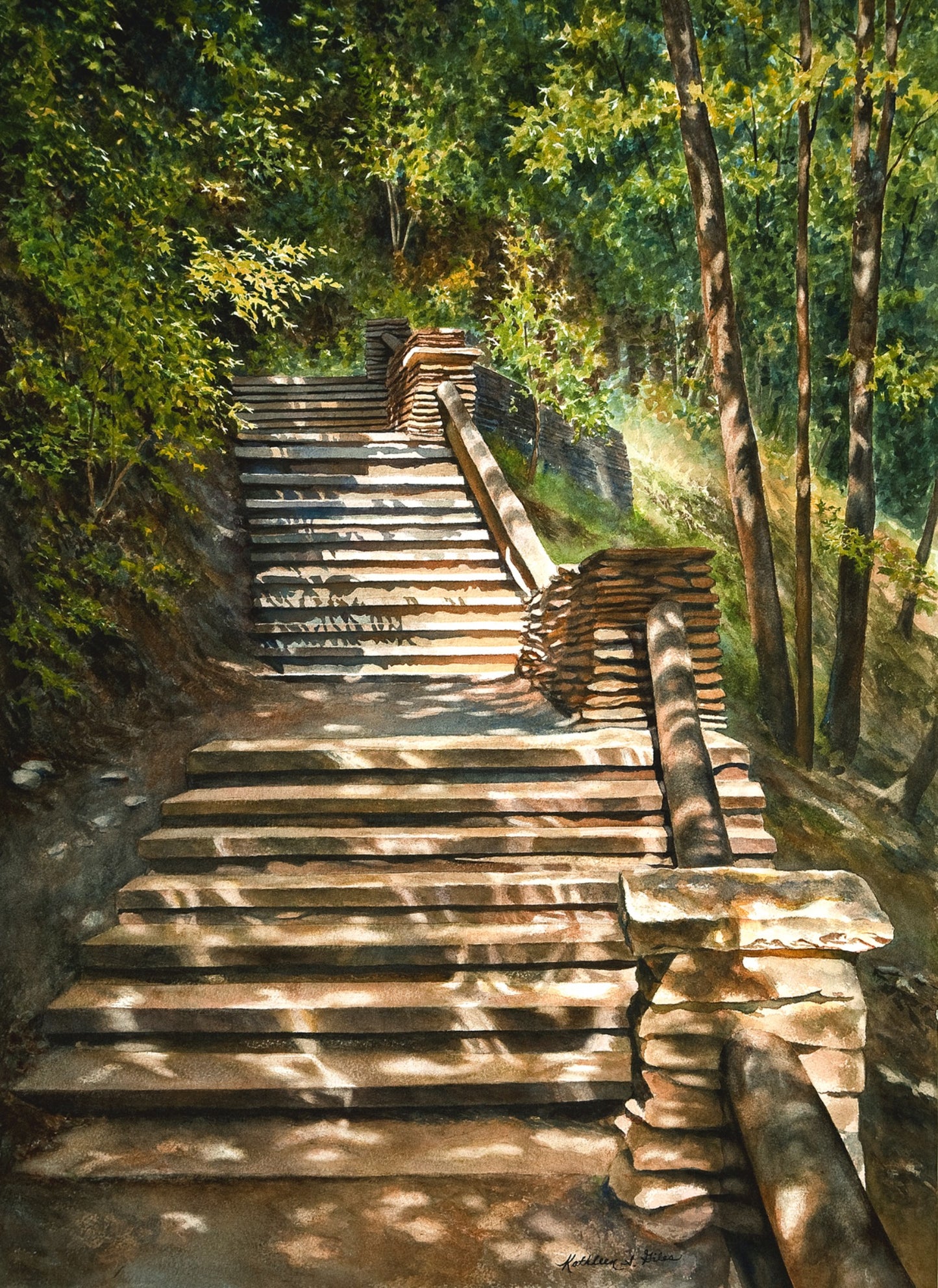 Stone Stairway Letchworth